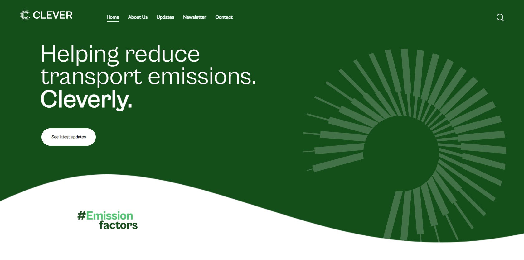 CLEVER homepage above the fold screenshot