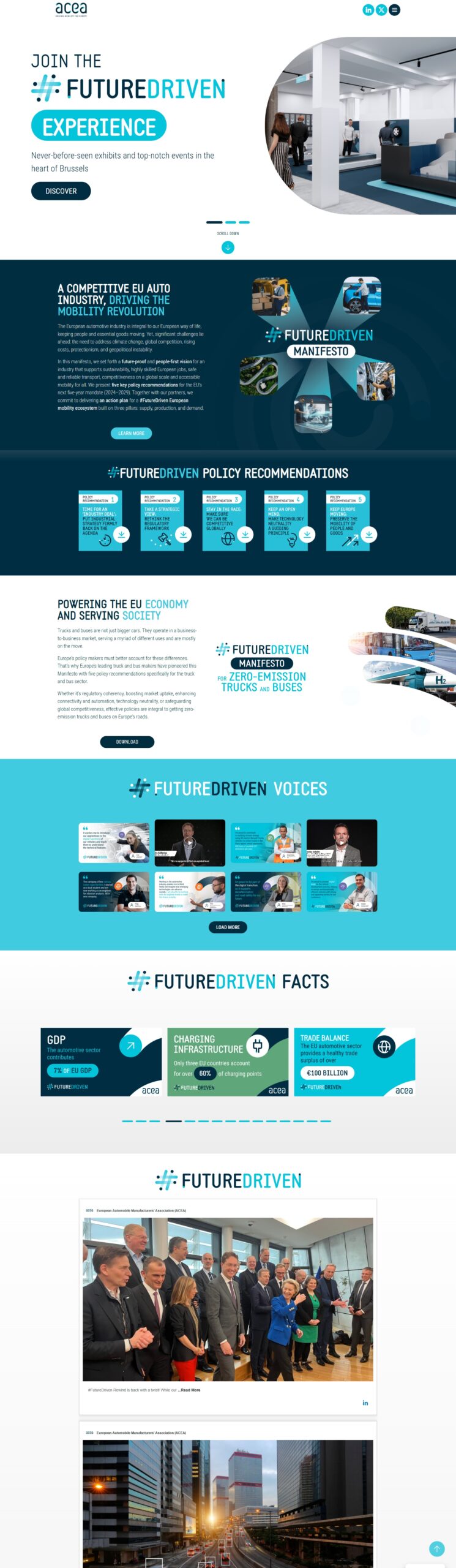 Futuredriven.eu homepage
