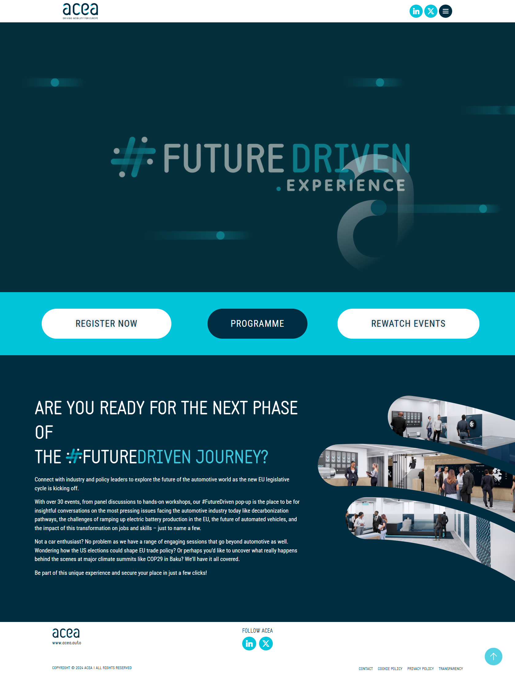 Futuredriven.eu landing page